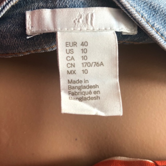 H&M Girlfriend Shorts Rolled Cuff fit like Sz 8 - Picture 8 of 8